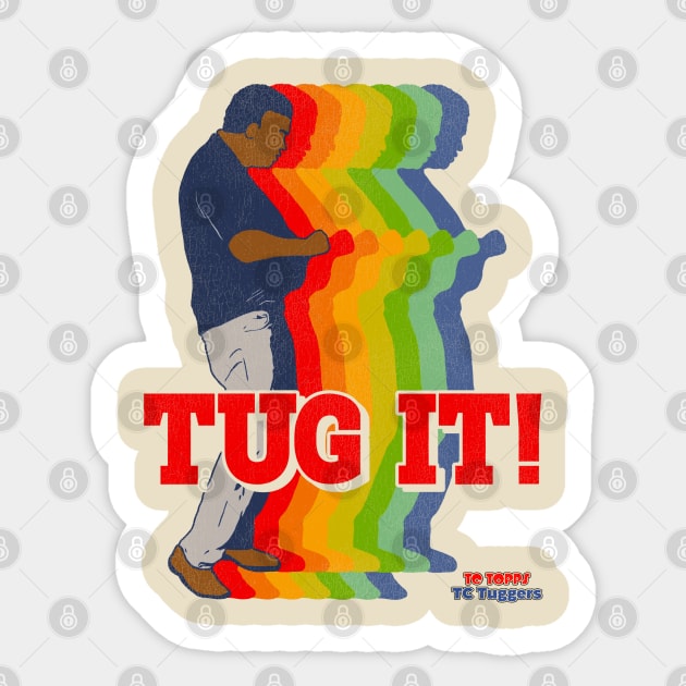 TUG IT! - TC Topps TC Tuggers Sticker by darklordpug